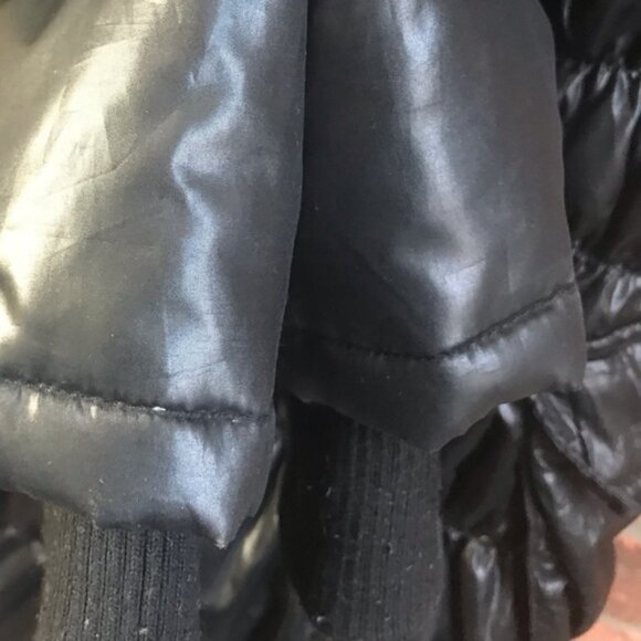 RUDSAK Down Hood Puffer Parka Winter Coat Vest  Raccoon Fur Collar Jacket Zip XS - Picture 12 of 16